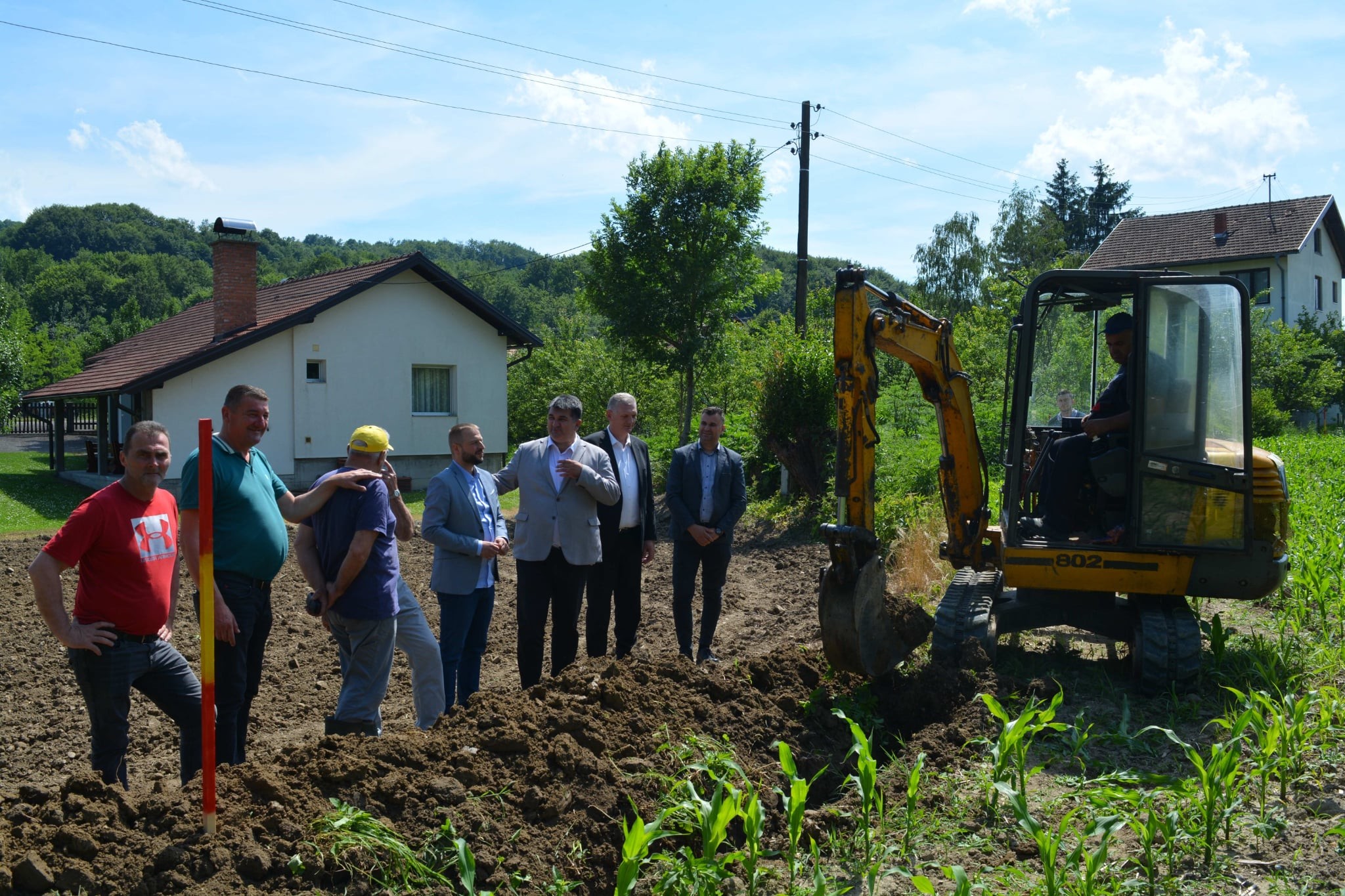Lopare: U Priboju započeta rekonstrukcija sekundarne vodovodne mreže